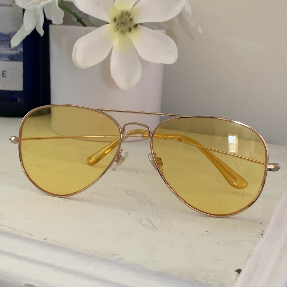 Yellow Aviators